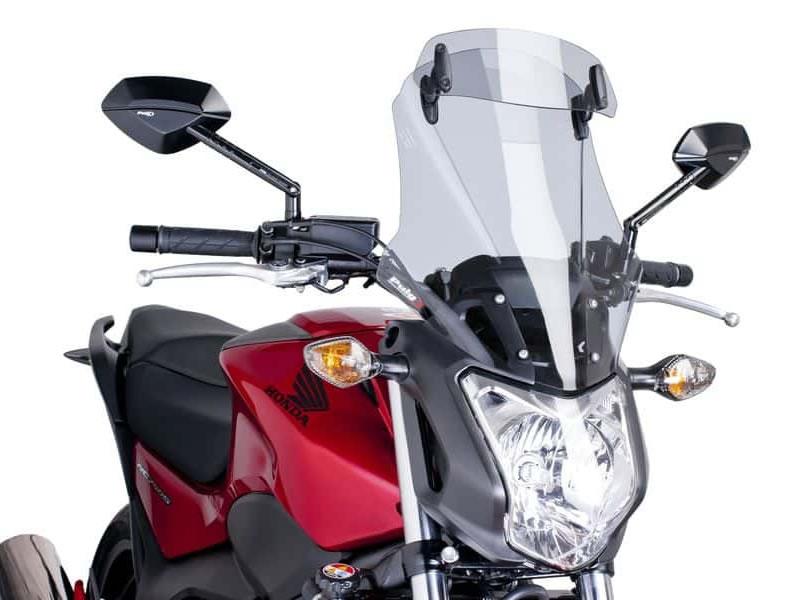 Puig Touring Screen Plus With Extender For Honda NC700 S 2012-2013 - Light Smoke