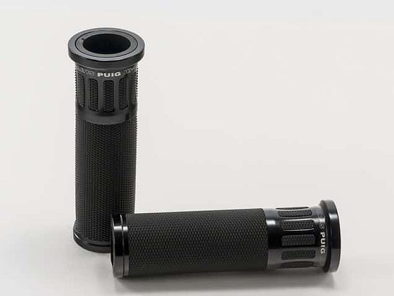 Puig Hi-Tech Racing Hand Grips 123mm For Ducati 1098 2007-2008 - Black