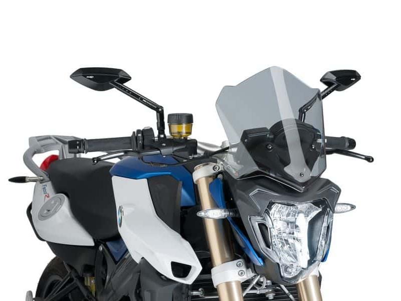 Puig New Generation Sport Screen For BMW F800 R 2015-2019 - Light Smoke