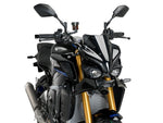 Puig Naked Front Spoiler For Yamaha MT-10 2022-2025 - Matt Black