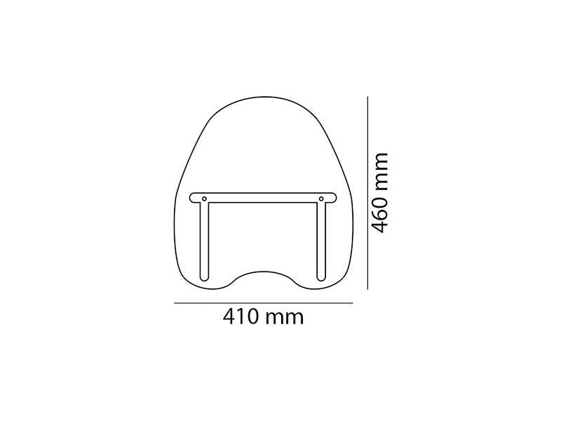 Puig Daytona IV Screen For Triumph America LT 2008-2023 - Clear