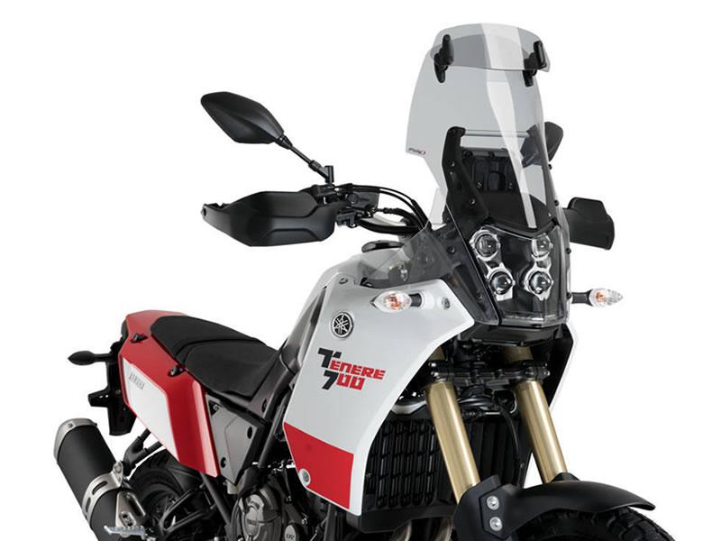 Puig Touring Screen With Extender For Yamaha Tenere 700 2019-2024 - Light Smoke