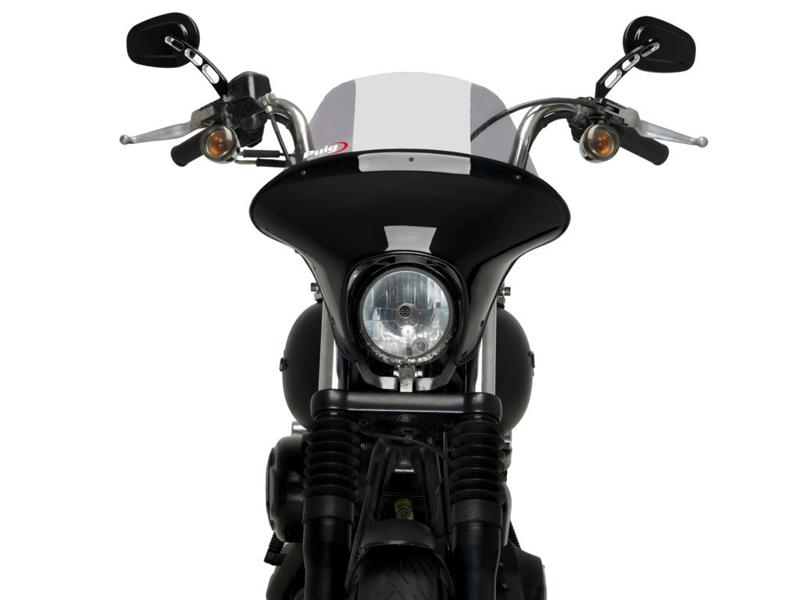 Puig Batwing Touring Screen For Harley Davidson Dyna Street Bob FXDB 2006-2017 - Light Smoke