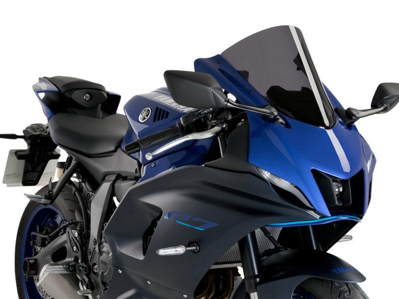Puig R-Racer Screen For Yamaha YZF R6 2017-2020 - Dark Smoke