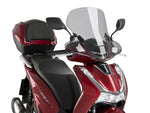 Puig City Touring Screen For Honda SH125i 4T E5 2021-2025 - Light Smoke