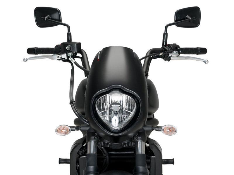 Puig Anarchy Semi Fairing For Kawasaki Vulcan 650 S 2015-2025 - Matt Black