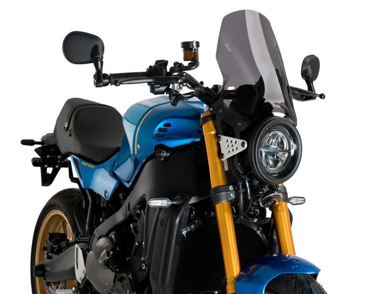 Puig New Generation Sport Screen For Yamaha XSR 900 2022-2025 - Dark Smoke