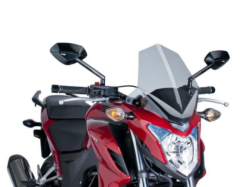 Puig New Generation Sport Screen For Honda CB500 F 2013-2015 - Light Smoke