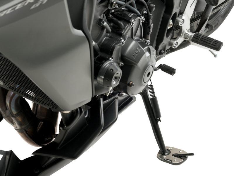 Puig Kickstand Extension Pad For Yamaha MT-09 2021-2025 - Black