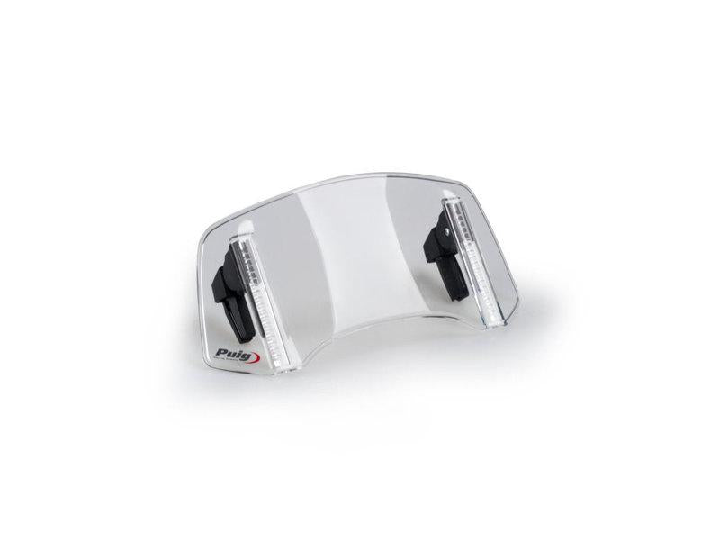 Puig Adjustable Clip-On Screen Extender 130mm x 300mm - Clear