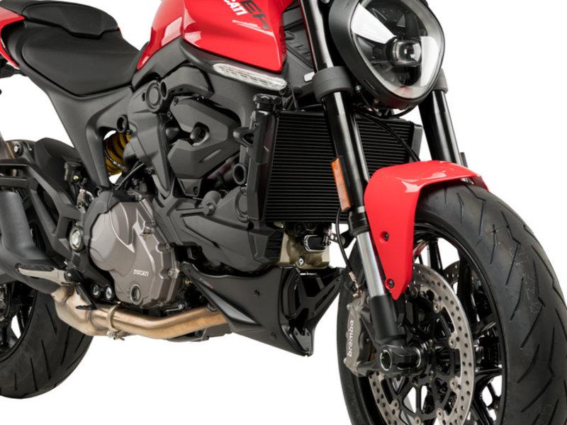Puig Engine Spoiler For Ducati Monster 937 2021-2025 - Matt Black
