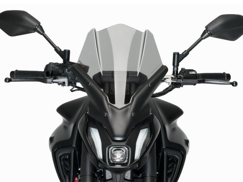 Puig New Generation Touring Screen For Yamaha MT-07 2021-2024 - Light Smoke