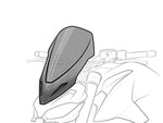 Puig New Generation Touring Screen For Kawasaki Vulcan 650 S 2015-2025 - Dark Smoke