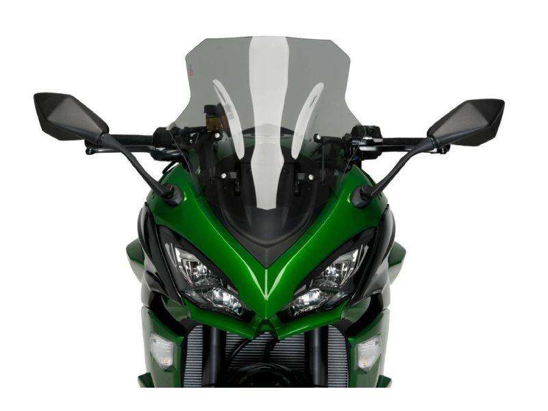 Puig Racing Screen For Kawasaki Ninja 1000 SX 2020-2024 - Light Smoke