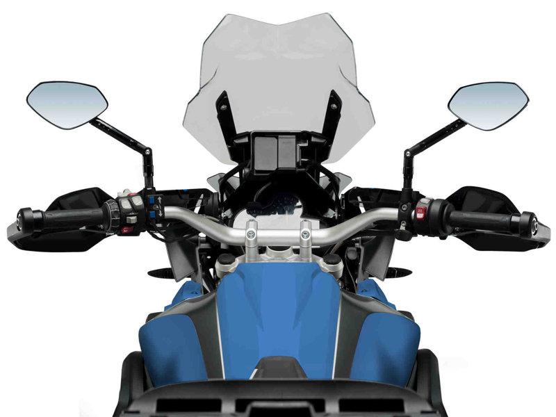 Puig Electronic Screen Height Adjuster For BMW R1200 GS 2013-2018 - Black