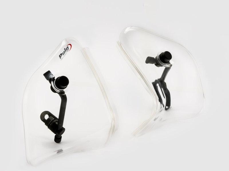 Puig TX & TS Handlebar Deflectors For Piaggio 1 2022-2025 - Clear