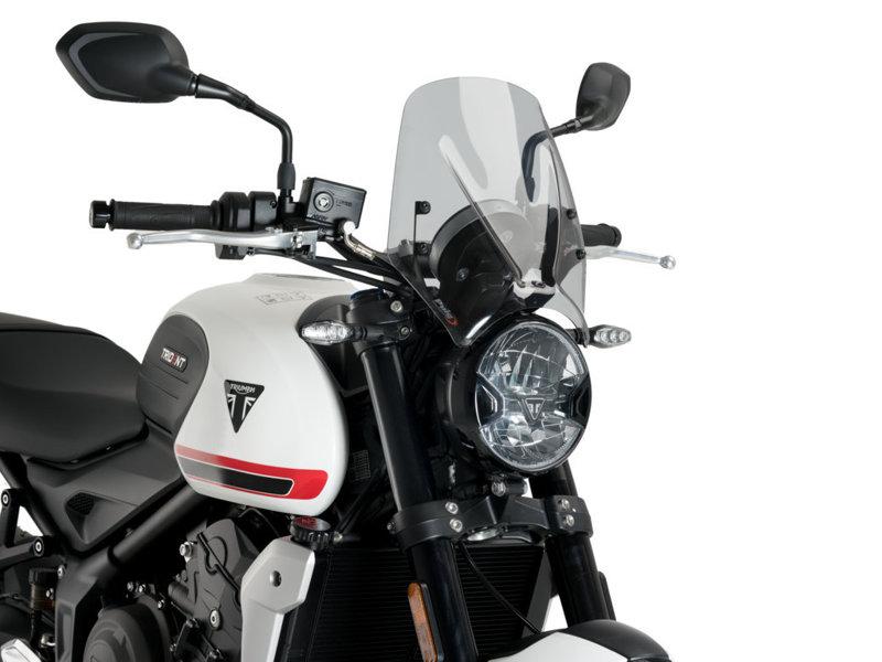 Puig New Generation Sport Screen For Triumph Trident 660 2021-2025 - Light Smoke