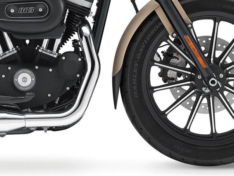 Puig Front Fender Extender For Harley Davidson Dyna Low Rider FXDL 1993-2009 - Black