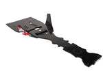 AXP Central Skid Plate For Yamaha YFZ450R 2012-2023 - Black/Red