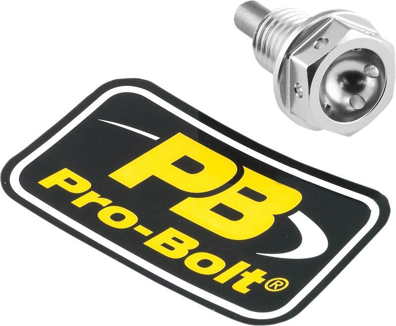Pro Bolt Aluminium Magnetic Sump/Drain Bolt For Honda CB600F 1998-2006 Silver