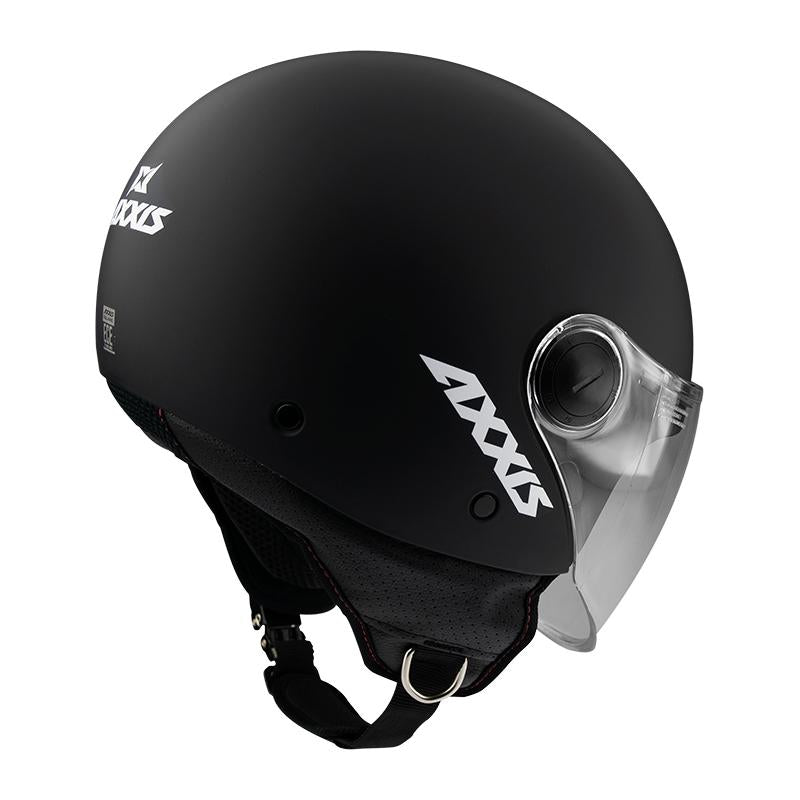 Axxis Square Solid A1 Matt Black Helmet