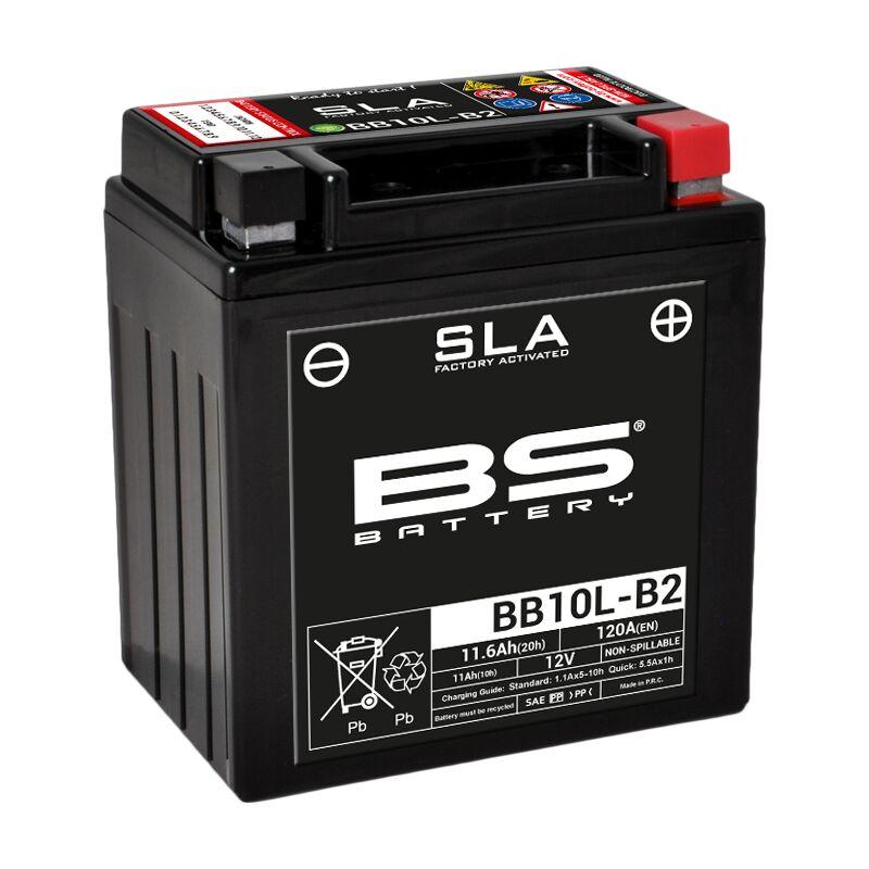 BS Battery SLA AGM Battery For Piaggio Beverly 200 2003 - Black