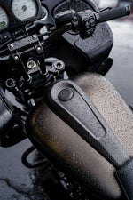 Slyfox Dash Panel With Hole For Harley Davidson FLD 1690 2012-2013 - Black/Matte
