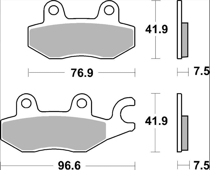 Brembo SA Prime Sintered Brake Pads For Kawasaki Eliminator 500 ABS 2024 Front