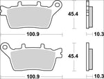 Brembo SP Prime Sintered Brake Pads For Yamaha MXT 850 ABS 2018-2020 Rear