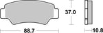 SBS HS Street Excel Sintered Front Brake Pads For Benelli BN 251 2015-2016