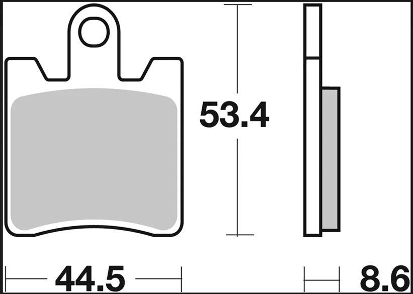 Brembo SA Prime Sintered Brake Pads For Yamaha FJR 1300 ABS 2006-2020 Front
