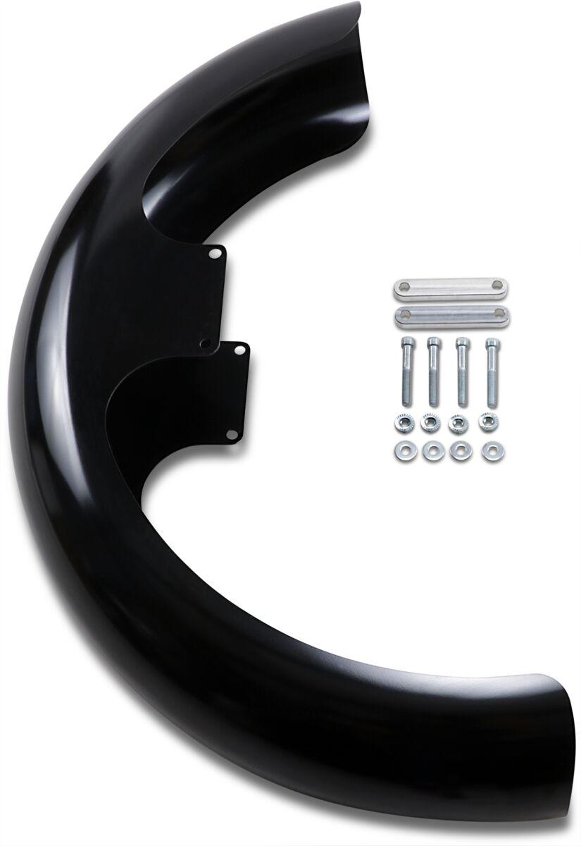 Klock Werks Hugger Fender For Harley Davidson FLDE 1750 2018-2020 53.34 cm (21") Front 36.8 cm (14-1/2") - Black