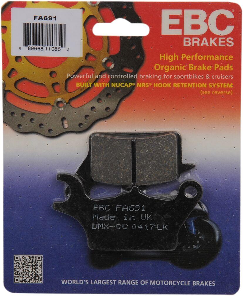 EBC Organic Base "FA" Brake Pads For Honda C 125 ABS 2018-2020 Front