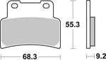 SBS HF Street Ceramic Organic Front Brake Pads For Yamaha MT-125 2014-2016
