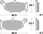 SBS RQ Road Racing Carbon Tech Rear Brake Pads For Suzuki DL 1000 2014-2019