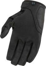 Icon Hooligan CE Gloves - Black Camo Grey