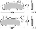 SBS HF Street Ceramic Organic Front Brake Pads For Honda CB 125F 2017-2021