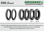 Heidenau K60 Scout Front Tyre 60T 120 70B19"
