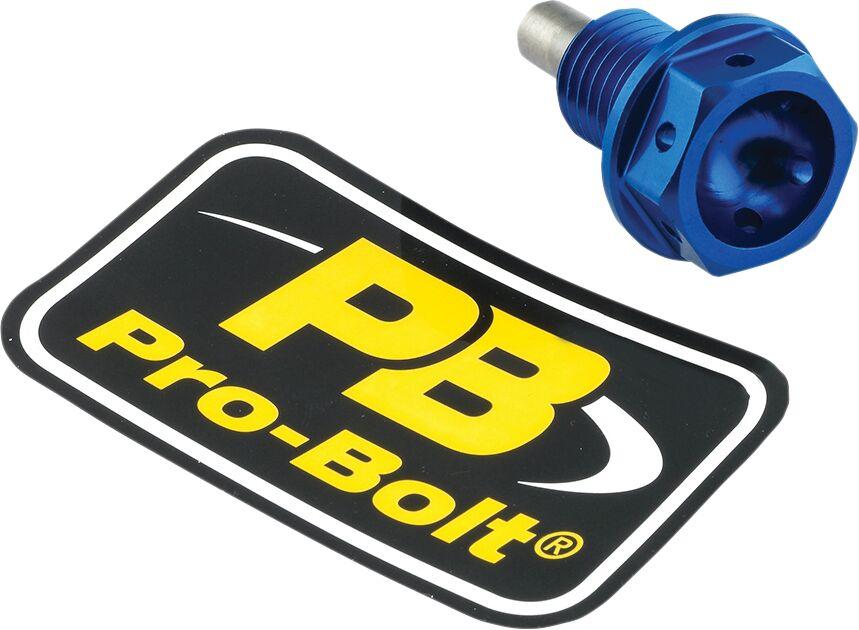 Pro Bolt Aluminium Magnetic Sump/Drain Bolt For Honda CB600F 1998-2006 Blue