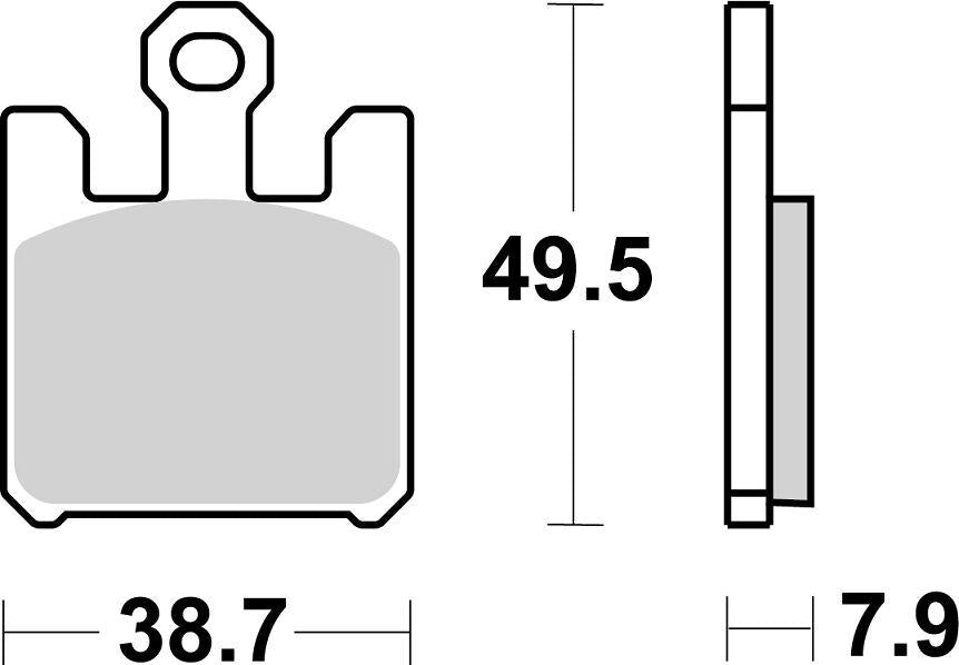 SBS RST Front Brake Pads For Suzuki GSX-R 1000 2003