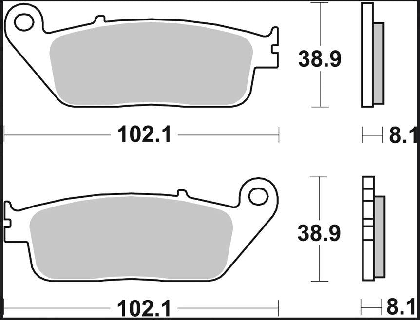 Brembo XS Prime Sintered Brake Pads For Zontes 310 M ABS 2021-2022 Front