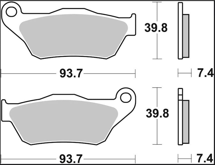 Brembo XS Prime Sintered Brake Pads For MBK SkyCruiser 125 2006-2013 Front