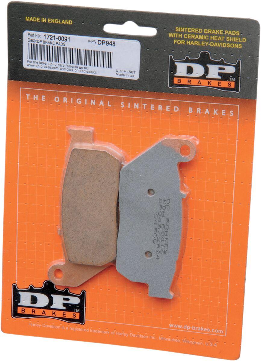 DP Brakes Sintered Metal Brake Pads For Harley Davidson XL1200C 2004-2013 Front
