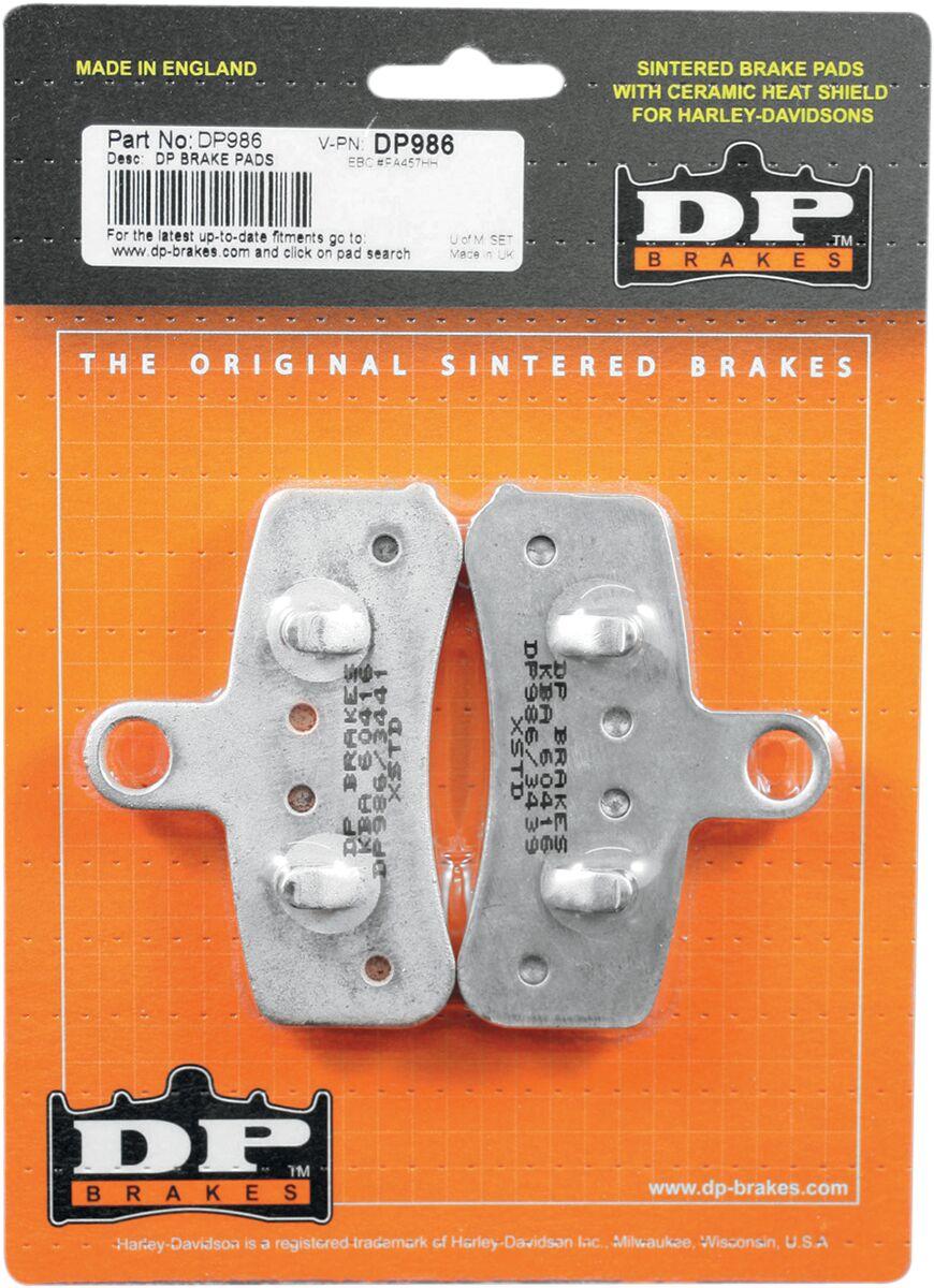 DP Brakes Sintered Metal Brake Pads For Harley Davidson FLD 1690 2012-2013 Front