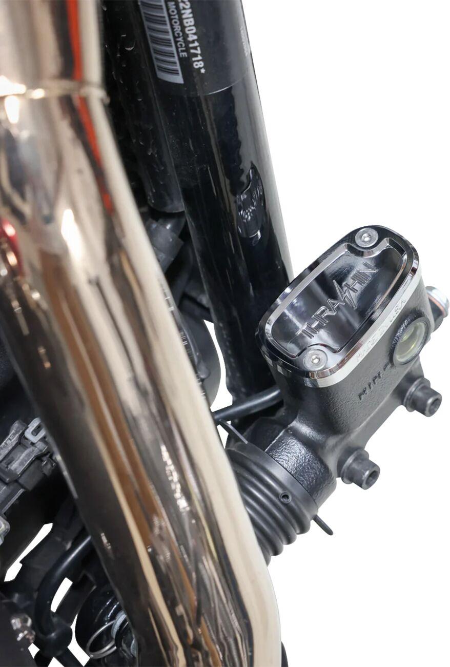 Thrashin Supply Co Brake Reservoir Cap For Harley Davidson FLDE 1750 2018-2020 Rear - Chrome