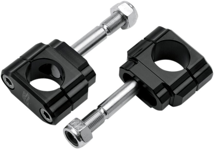 Renthal Rubber-Mounted Handlebar Clamp For Kawasaki KLX230R S - Black