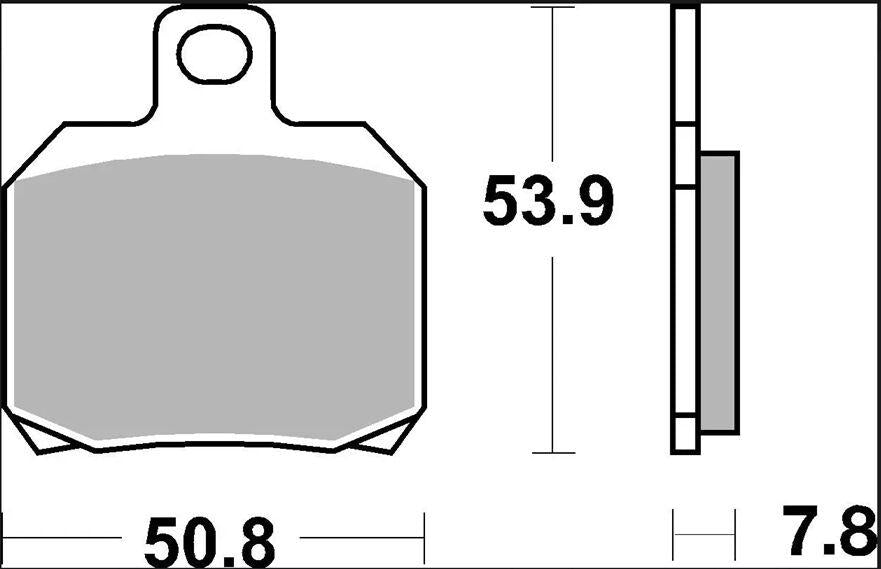 Brembo Prime Carbon Ceramic Brake Pads For Adiva AD 250 2007 Fit Front Or Rear