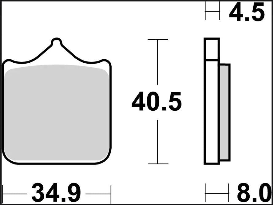 Brembo LA Prime Sintered Brake Pads For Benelli 502 C ABS 2024 Front