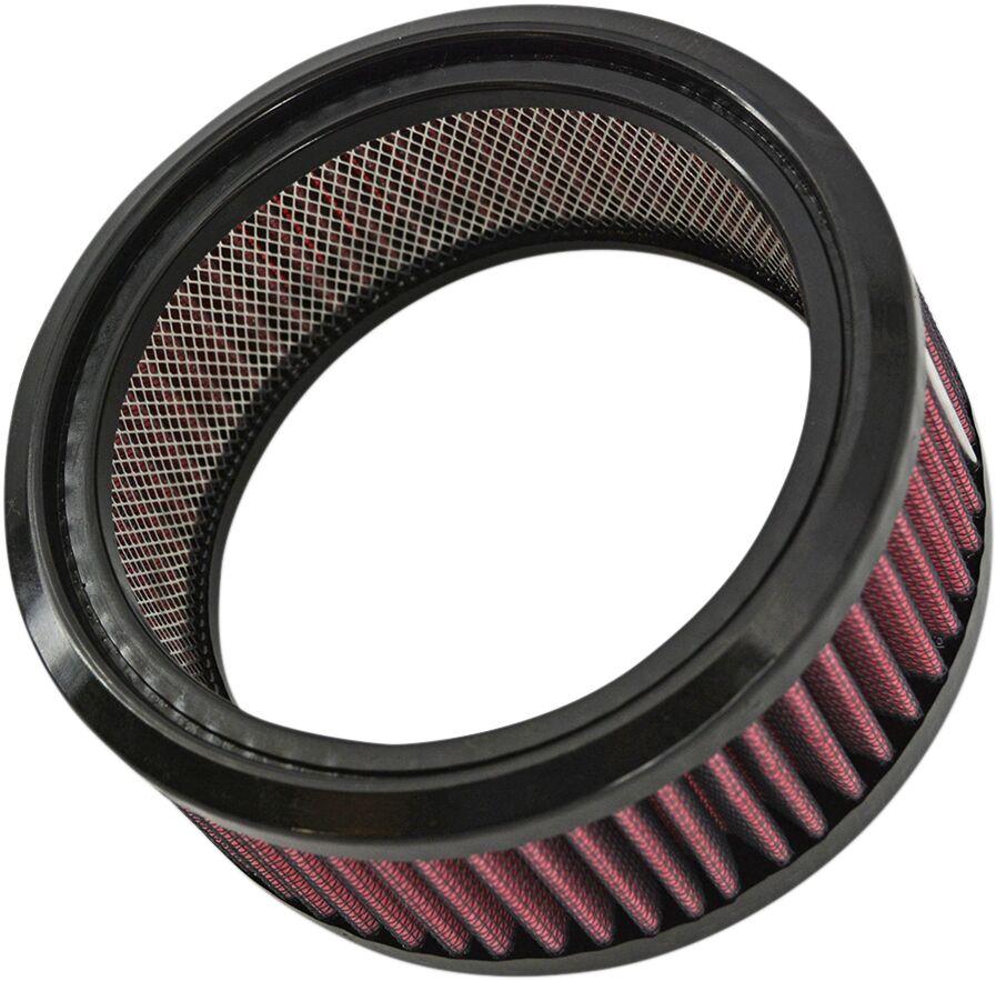 Trask Replacement Assault Charge Air Filter For Harley Davidson FLD 1690 2012-2013 - Black/Red