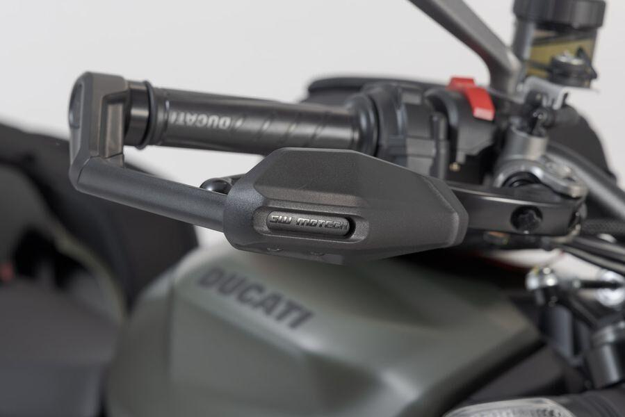 SW Motech Lever Guards With Wind Protection For Ducati Streetfighter V4 1100 ABS 2025-2026 - Black